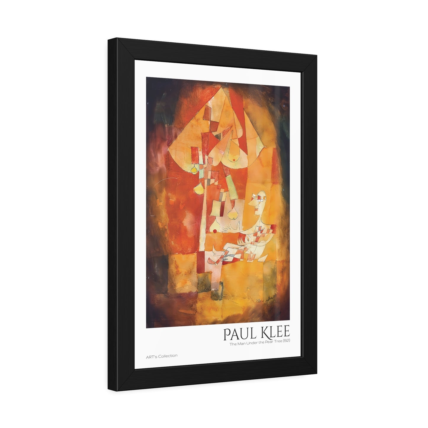 The Man Under the Pear Tree (1921) by Paul Klee / Affiche Encadrée série ART's Collection