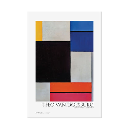 Composition XXI (1923) by Theo van Doesburg  / Affiche imprimée - Série ART's Collection