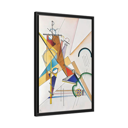 Wassily Kandinsky / Tissu (1923) / Toile encadrée sur caisse américaine