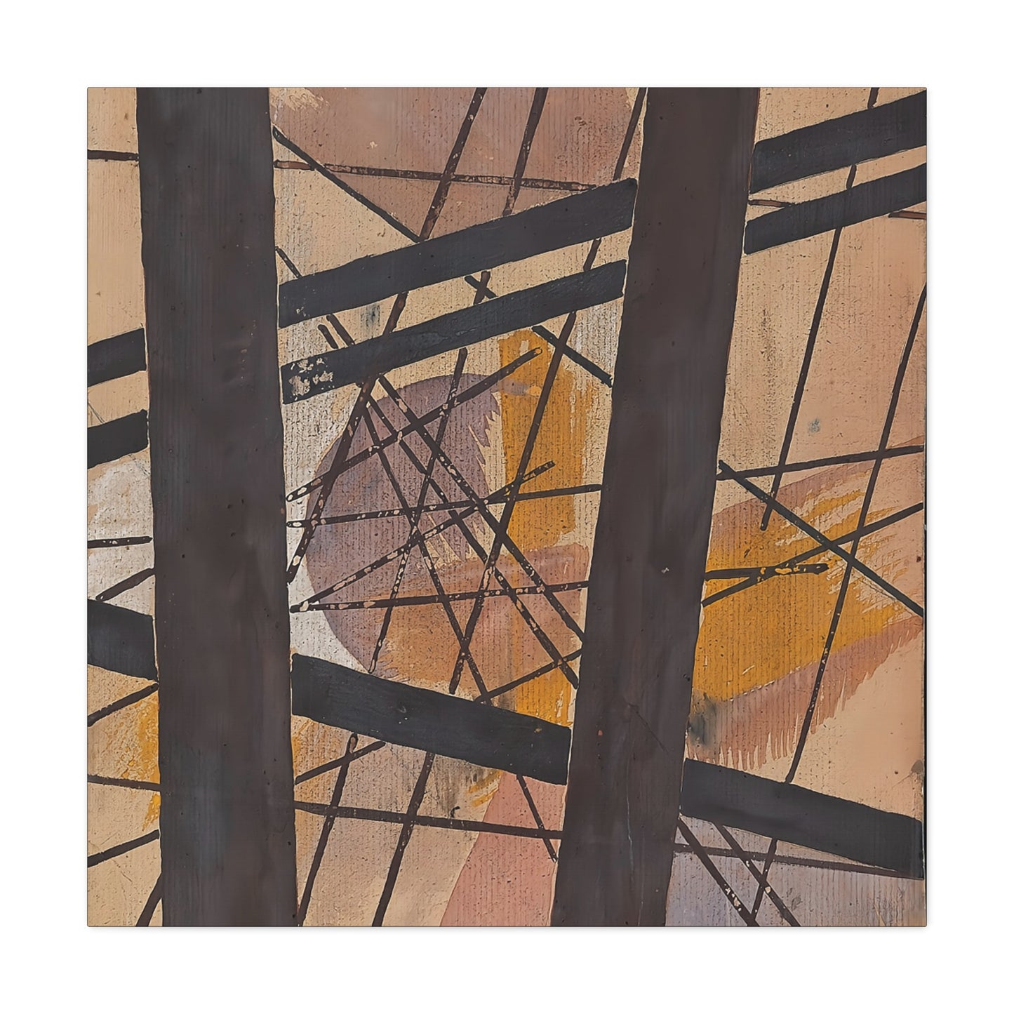 Raum-Kraft Komposition (1921-22) by Lyubov Popova  / Reproduction Fine Art sur Toile /  Epaisseur 3.2 cm - 1.25 inch