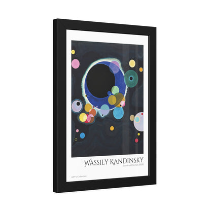 Several Circles (1926) by Wassily Kandinsky / Affiche Encadrée série ART's Collection