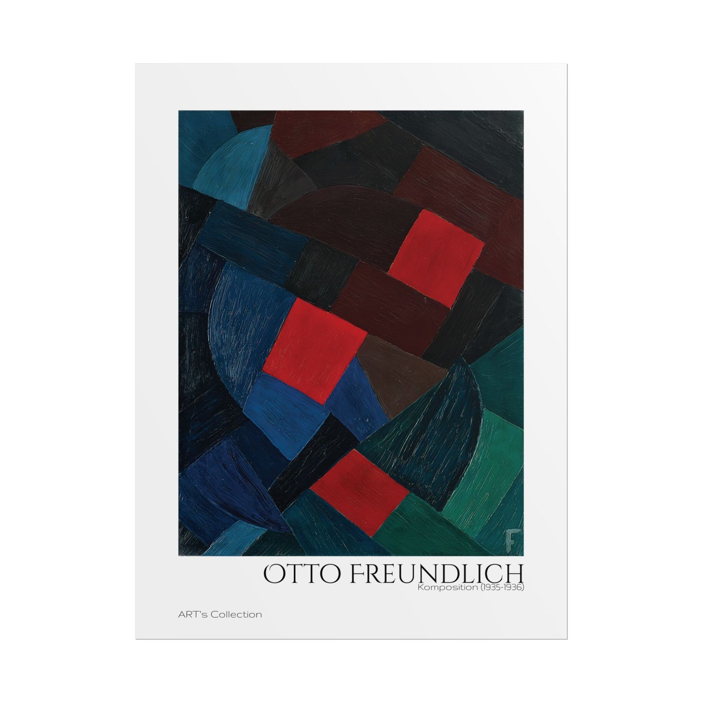 Komposition (1935-1936) by Otto Freundlich / Affiche imprimée - Série ART's Collection