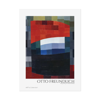 My Sky is Red (1933) by Otto Freundlich / Affiche imprimée - Série ART's Collection