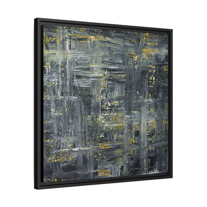 Tableau Intemporel Anthracite Impérial "Série Sign Collections" / Toile encadrée sur caisse américaine