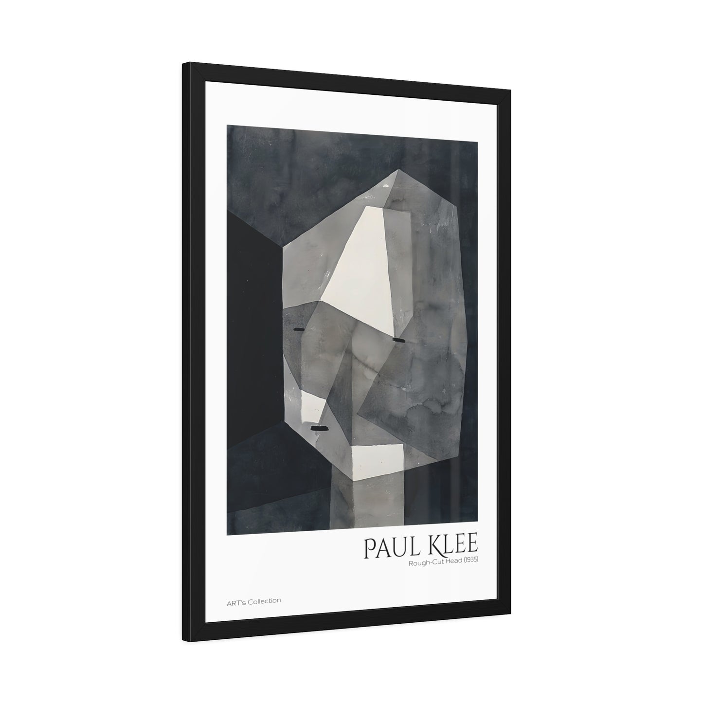 Rough-Cut Head (1935)  by Paul Klee / Affiche Encadrée série ART's Collection