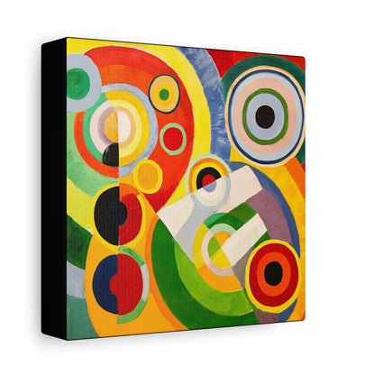 Rythme, Joie de vivre (1930) by Robert Delaunay / Reproduction Fine Art sur Toile / Large Epaisseur 3.2 cm - 1.25 inch
