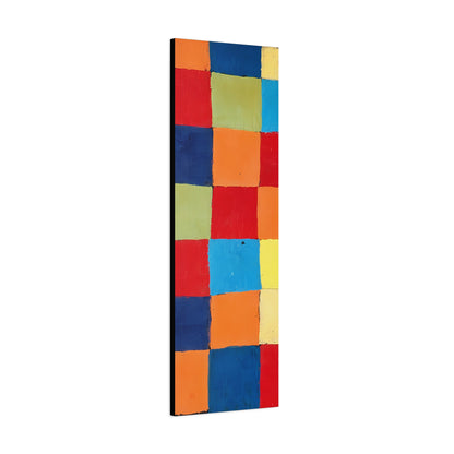 Color chart Qu 1 (1930) by Paul Klee / Reproduction Fine Art sur Toile / Large Epaisseur 3.2 cm - 1.25 inch