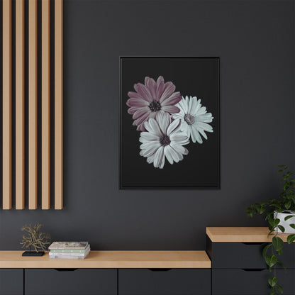 Collection Signature "FLORAL Numéro 5" sur Toile encadrée avec caisse américaine