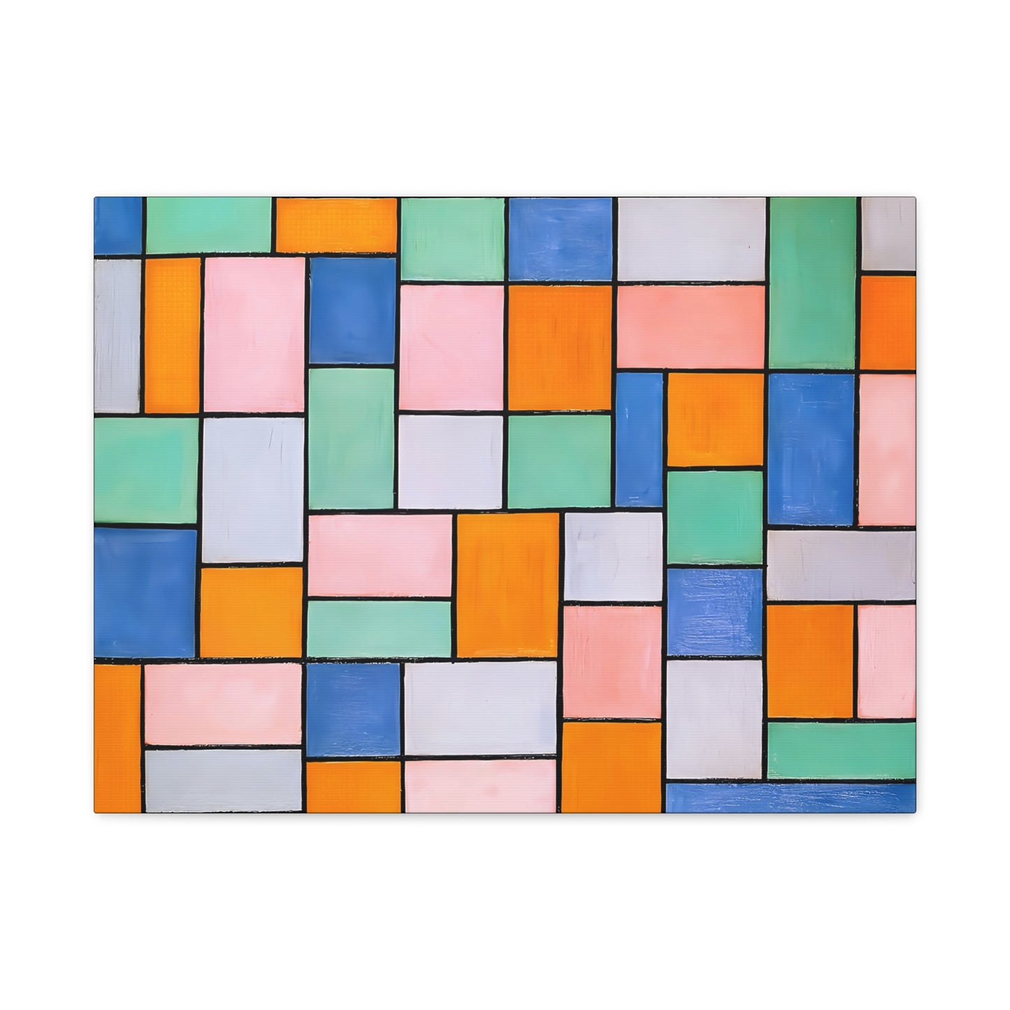 Composition in dissonances (1919) by Theo van Doesburg  / Reproduction Fine Art sur Toile / Epaisseur 3.2 cm - 1.25 inch