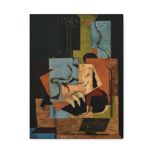 Composition (1919) by Louis Marcoussis  / Reproduction Fine Art sur Toile /  Epaisseur 3.2 cm - 1.25 inch