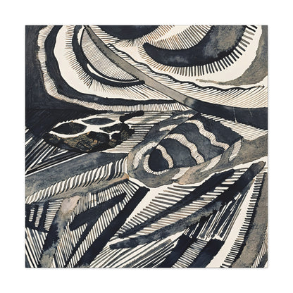 Landschaft (1918)  by Otto Freundlich  / Reproduction Fine Art sur Toile / Epaisseur 3.2 cm - 1.25 inch