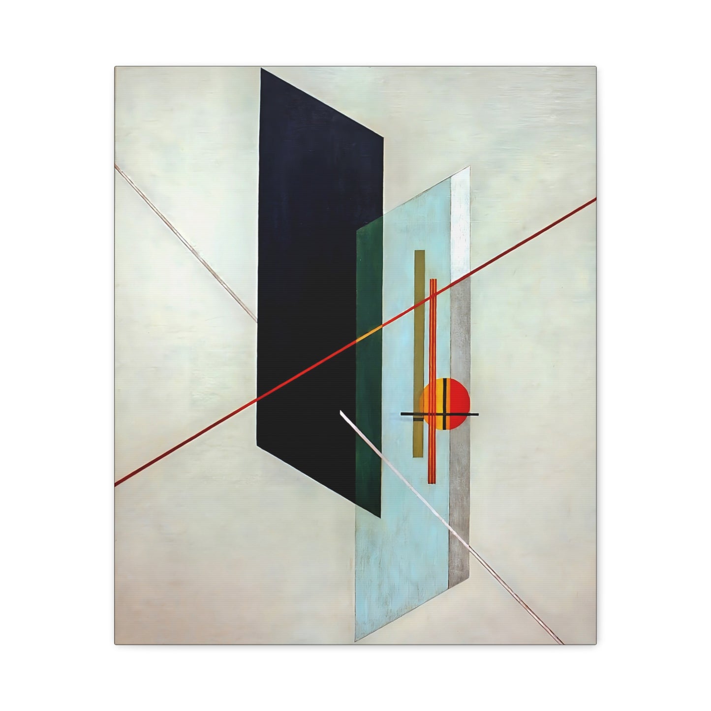 A IX (1923) by László Moholy-Nagy  / Reproduction Fine Art sur Toile /  Epaisseur 3.2 cm - 1.25 inch
