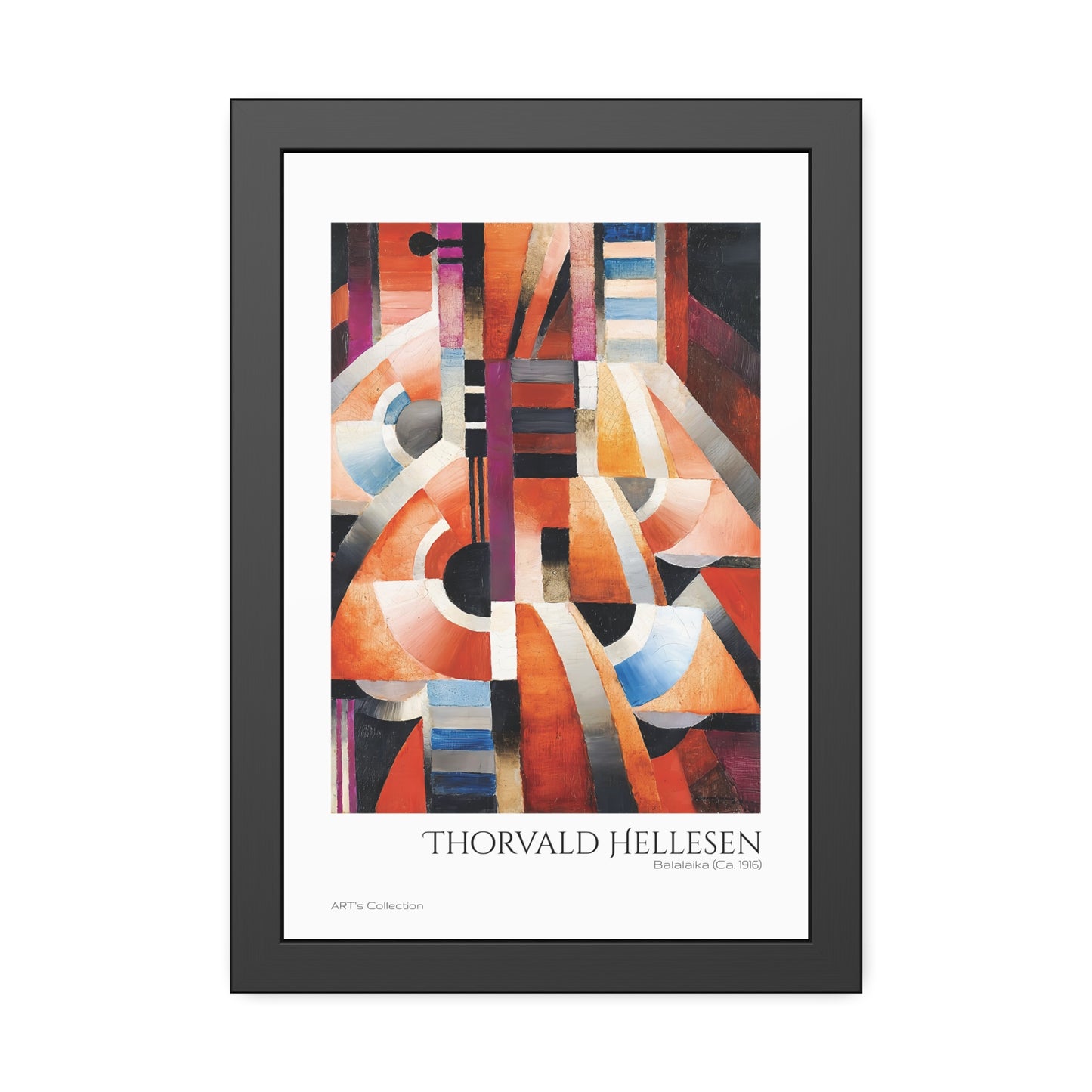 Balalaika (Ca. 1916) by Thorvald Hellesen  / Affiche Encadrée série ART's Collection