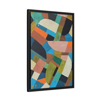 Petite Composition (Circa 1937)  by Otto Freundlich / Toile encadrée sur caisse américaine