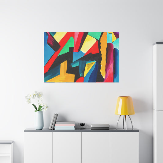 Ohne Titel II (around 1928) by Karl Wiener / Reproduction Fine Art sur Toile / Flanc Large Epaisseur 3.2 cm - 1.25 inch