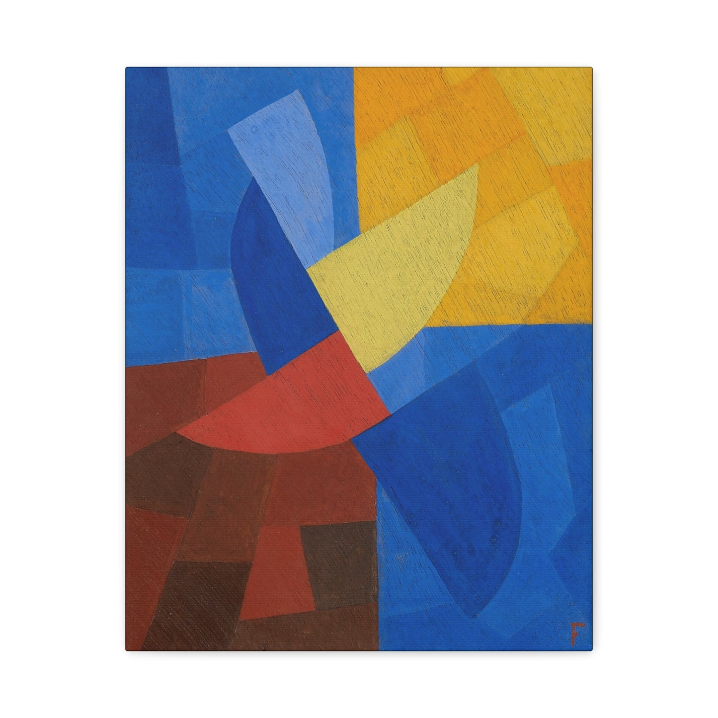 Composition (around 1932) by Otto Freundlich  / Reproduction Fine Art sur Toile /  Epaisseur 3.2 cm - 1.25 inch