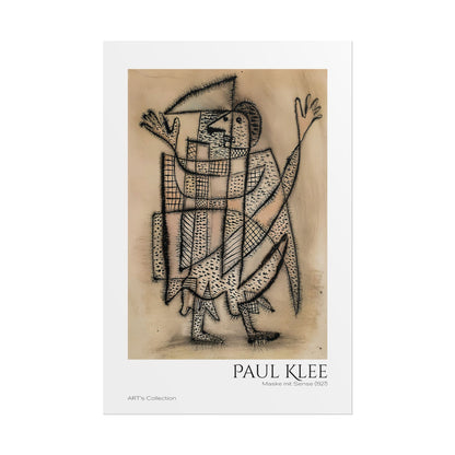 Maske mit Sense (1927)  by Paul Klee / Affiche imprimée - Série ART's Collection