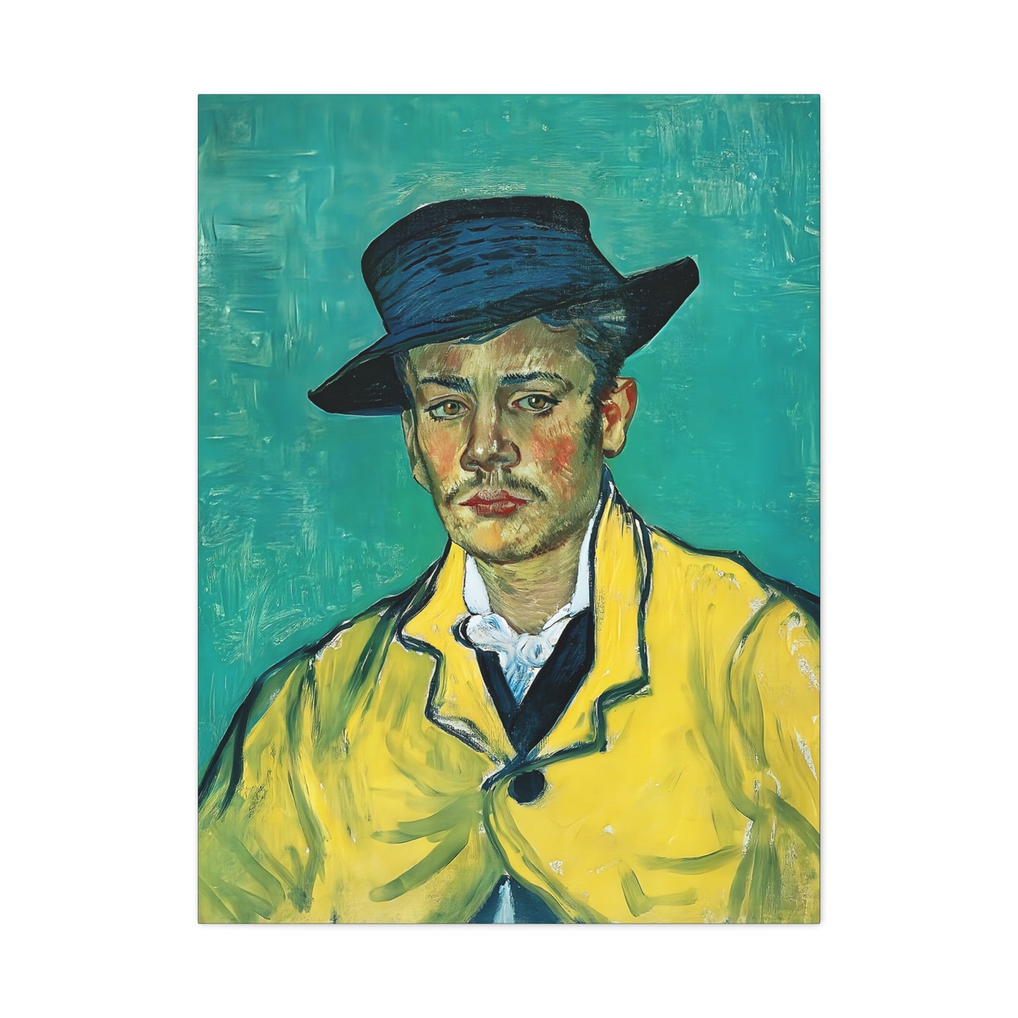 Portrait of Armand Roulin (1888) by Vincent van Gogh  / Reproduction Fine Art sur Toile / Epaisseur 3,2cm - 1'25 po