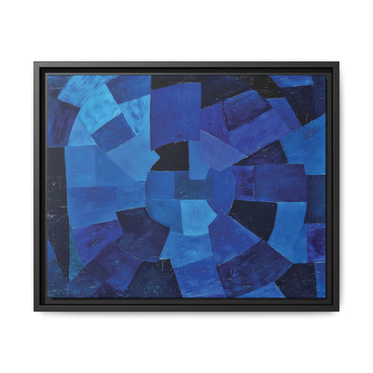 Komposition in Blau (1931) by Otto Freundlich / Toile encadrée sur caisse américaine