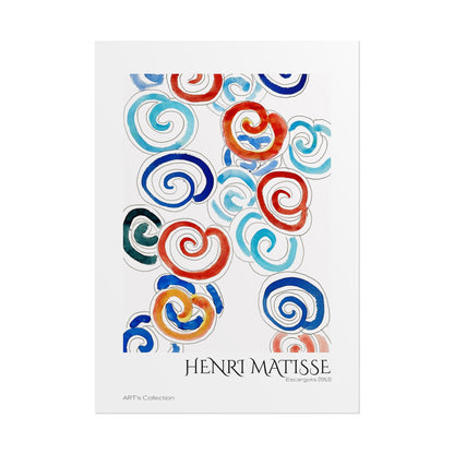 Escargots (1953) by Henri Matisse / Affiche imprimée - Série ART's Collection