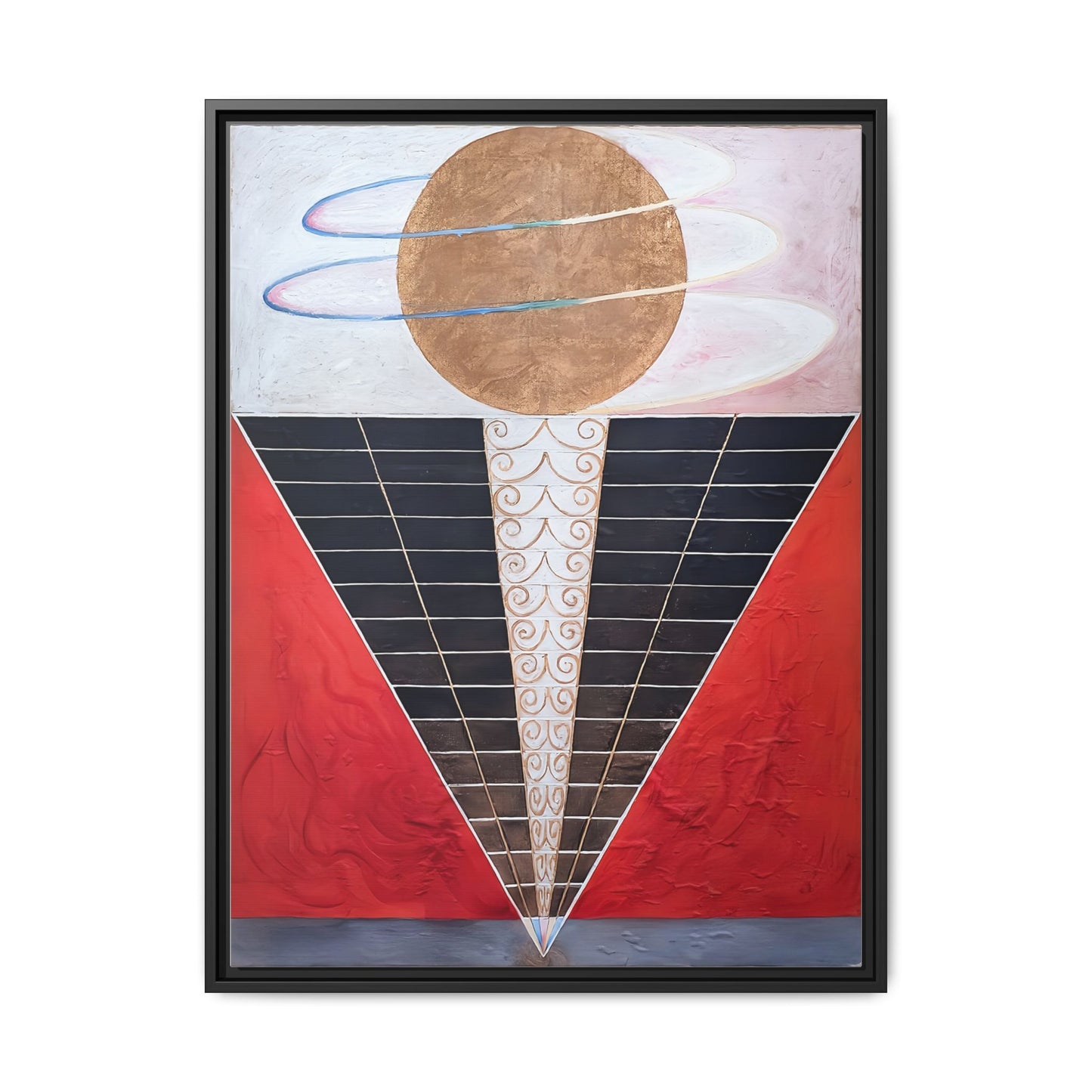 Group X, No. 2, Altarpiece (1915) by Hilma af Klint   / Toile encadrée sur caisse américaine