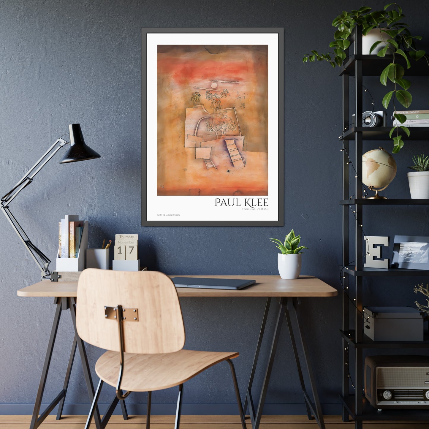 Tree Culture (1924) by Paul Klee / Affiche Encadrée série ART's Collection