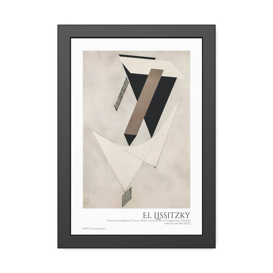 Kestnermappe Proun, Rob. Levnis and Chapman GmbH Hannover #4 (1923) by El Lissitzky / Affiche Encadrée série ART's Collection