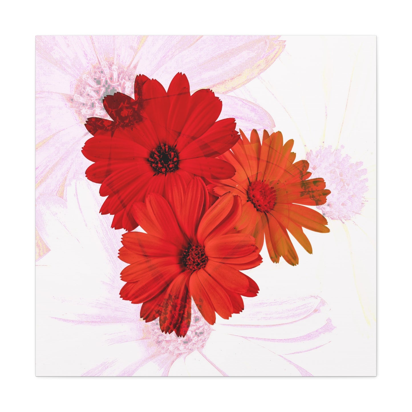 Collection Signature "FLORAL Numéro 20" sur Toile Fine Art sur Toile / Epaisseur 3,2cm - 1'25 po