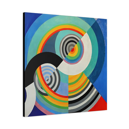 Rythme numéro 3 (1938) by Robert Delaunay / Reproduction Fine Art sur Toile / Epaisseur 3,2cm - 1'25 po