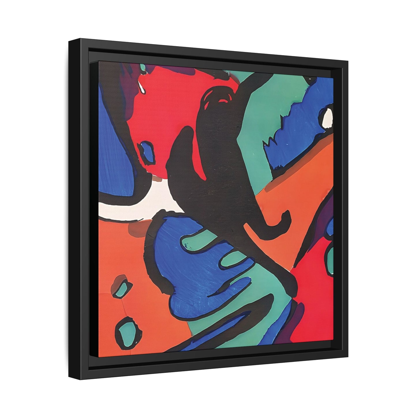 Wassily Kandinsky / Le Cavalier Bleu (1912) / Toile encadrée sur caisse américaine