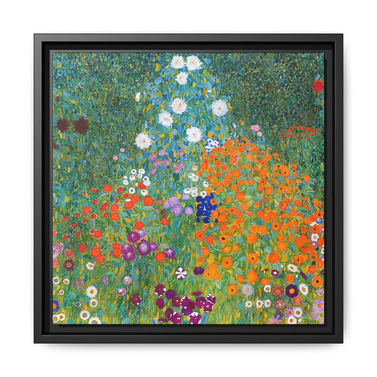 Cottage Garden (1905-1907)  by Gustav Klimt / Toile encadrée sur caisse américaine
