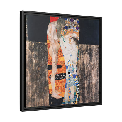 The Three Ages of the Woman (1905) by Gustav Klimt / Toile encadrée sur caisse américaine