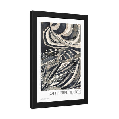 Landschaft (1918) by Otto Freundlich  / Affiche Encadrée série ART's Collection