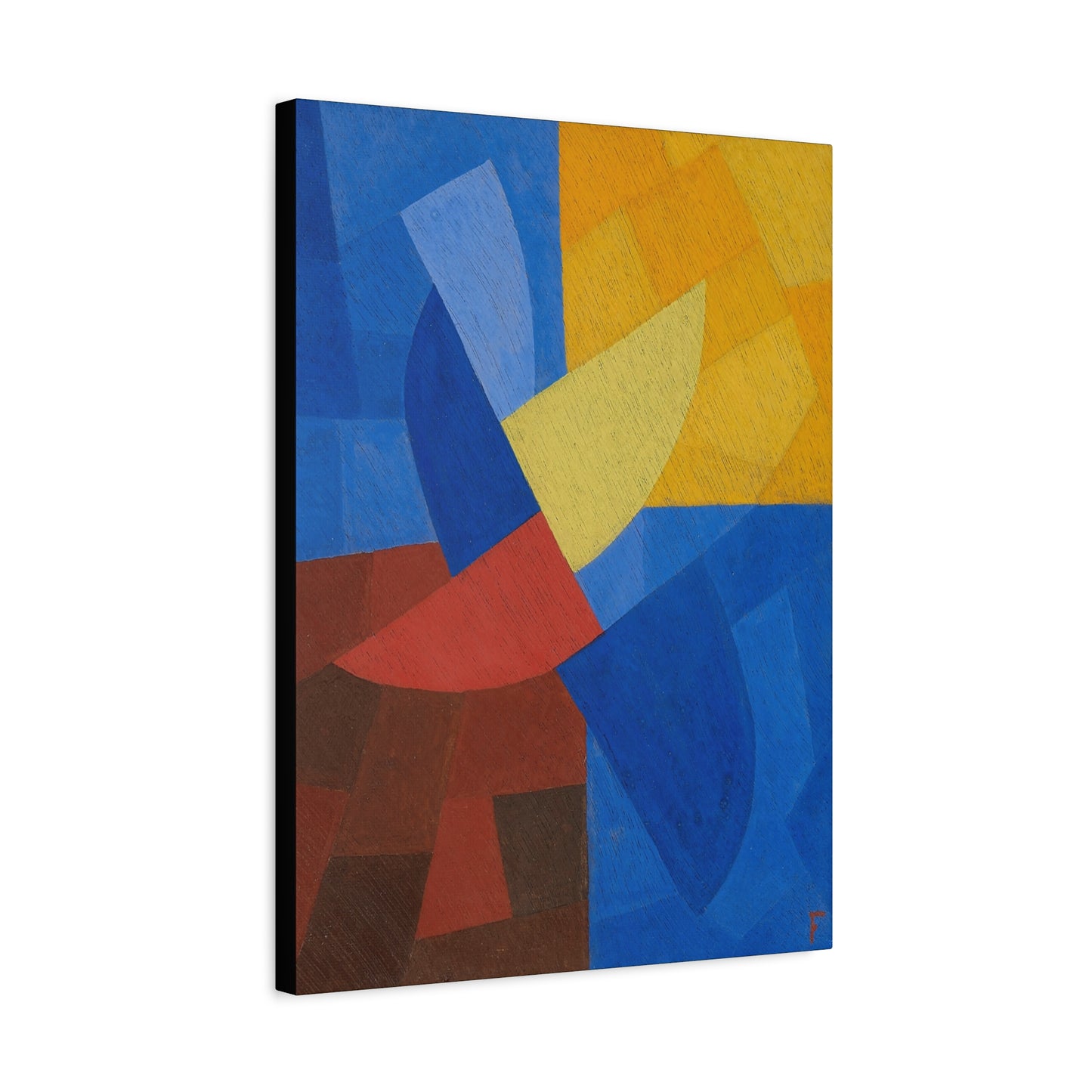 Composition (around 1932) by Otto Freundlich  / Reproduction Fine Art sur Toile /  Epaisseur 3.2 cm - 1.25 inch