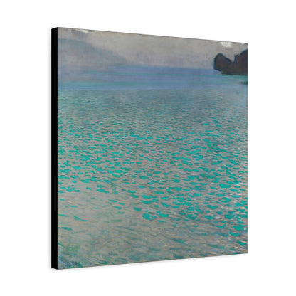 Attersee (1900) by Gustav Klimt / Reproduction Fine Art sur Toile / Flanc Large Epaisseur 3.2 cm - 1.25 inch