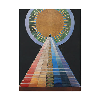 Altarpiece No. 1 Group X (1915) by Hilma af Klint / Reproduction Fine Art sur Toile /  Epaisseur 3.2 cm - 1.25 inch