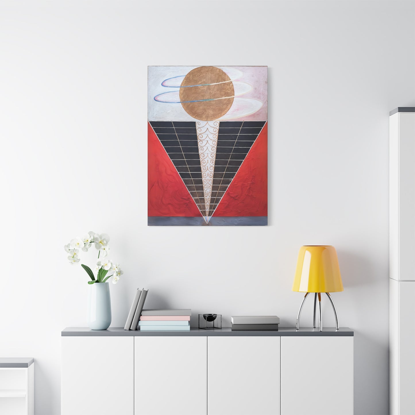Group X, No. 2, Altarpiece (1915)  by Hilma af Klint / Reproduction Fine Art sur Toile /  Epaisseur 3.2 cm - 1.25 inch