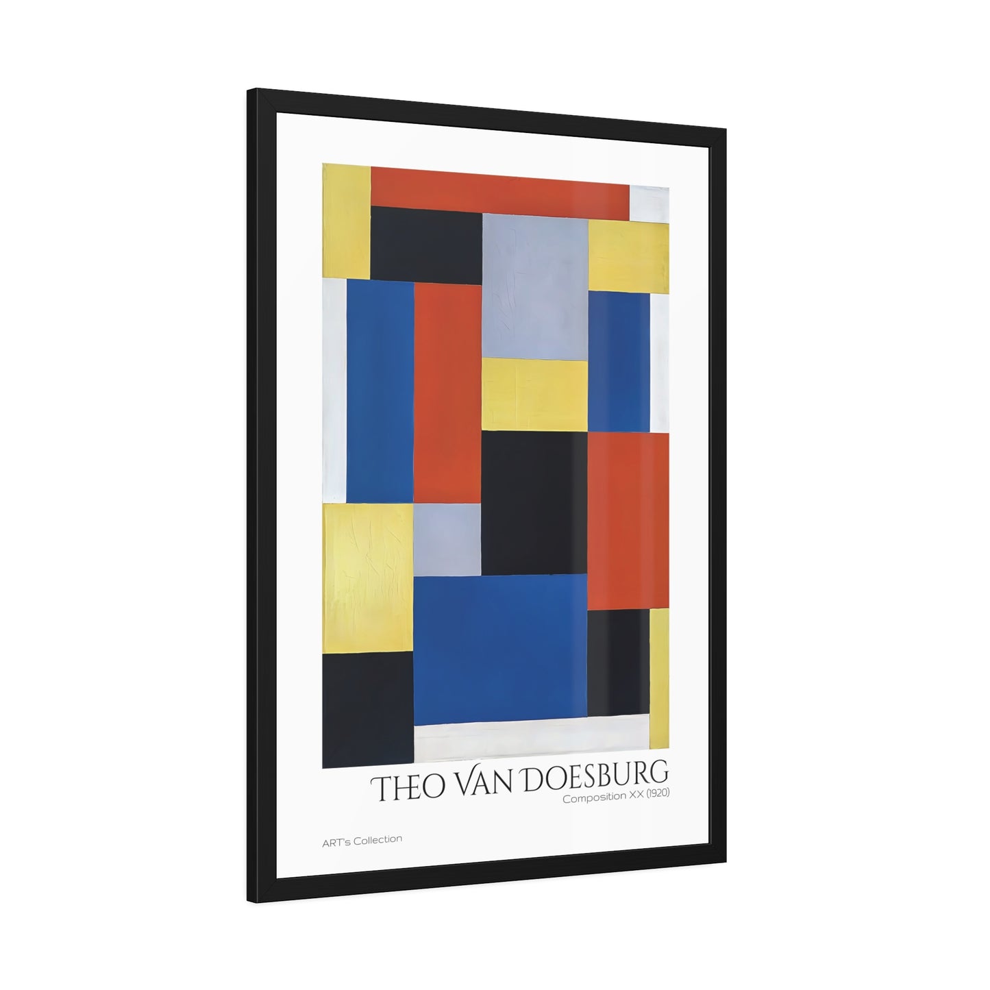 Composition XX (1920) by Theo Van Doesburg / Affiche Encadrée série ART's Collection