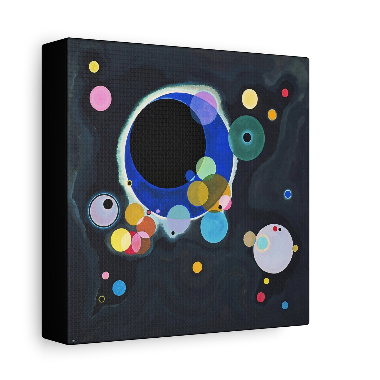Several Circles (1926) by Wassily Kandinsky  / Reproduction Fine Art sur Toile / Epaisseur 3,2cm - 1'25 po