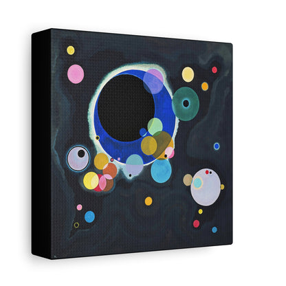 Several Circles (1926) by Wassily Kandinsky  / Reproduction Fine Art sur Toile / Epaisseur 3,2cm - 1'25 po