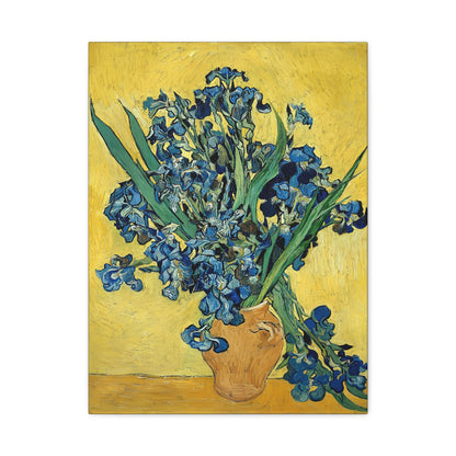 Irises (1890) by Vincent van Gogh  / Reproduction Fine Art sur Toile / Epaisseur 3,2cm - 1'25 po