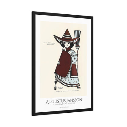 Queen City Ink, Ad. 13 (1890-1913) by Augustus Jansson  / Affiche Encadrée série ART's Collection