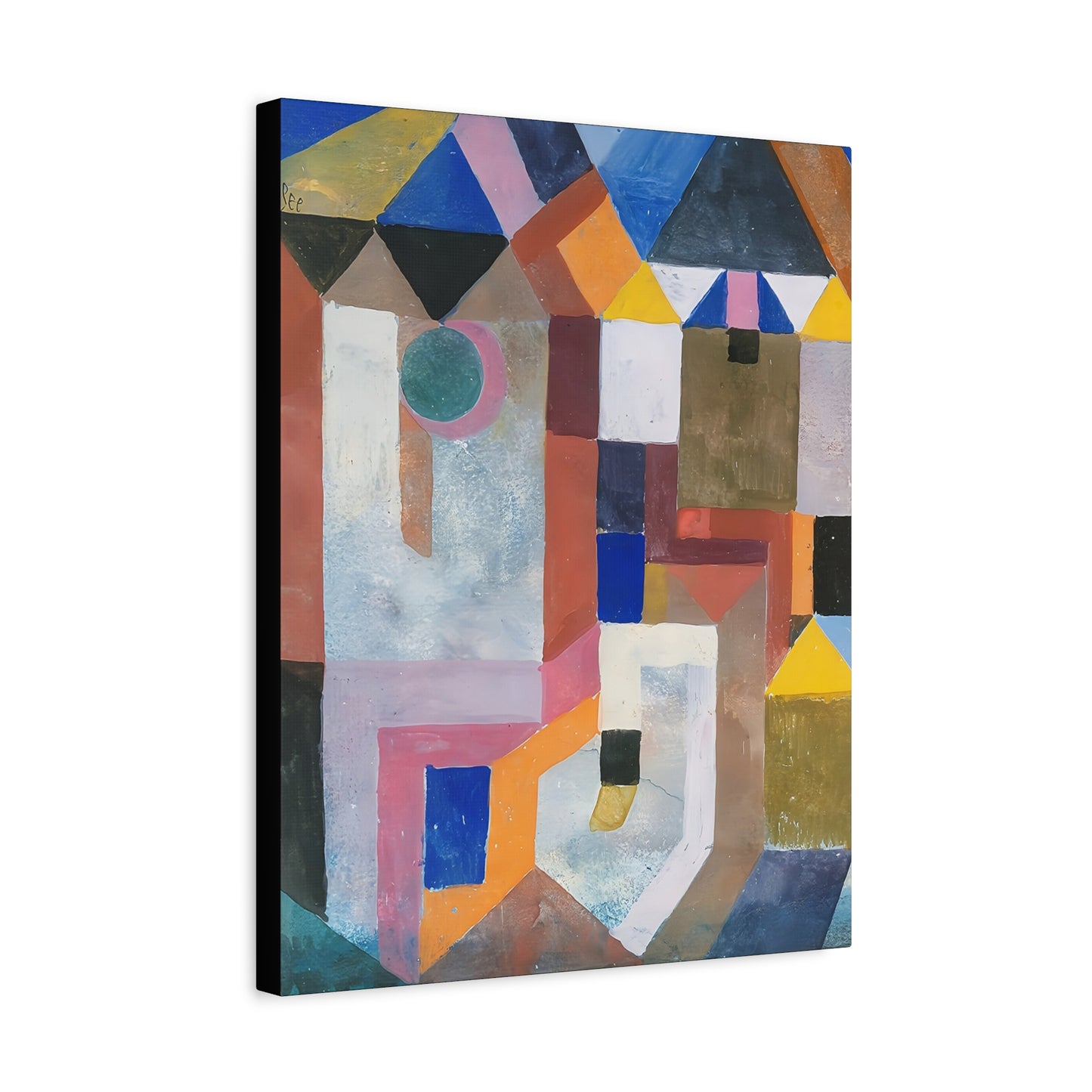 Colorful Architecture (1917) by Paul Klee   / Reproduction Fine Art sur Toile / Epaisseur 3,2cm - 1'25 po