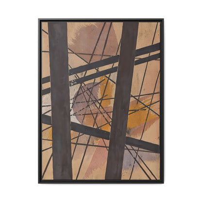 Raum-Kraft Komposition (1921-22) by Lyubov Popova / Toile encadrée sur caisse américaine