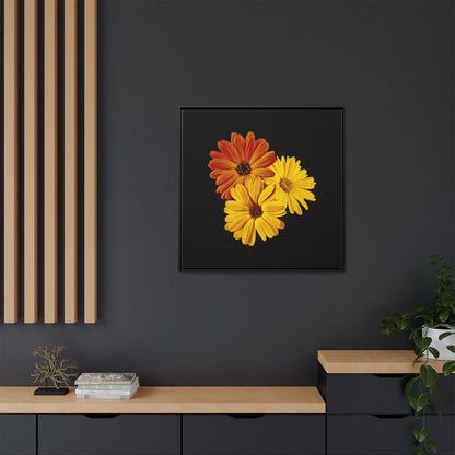 Collection Signature "FLORAL Numéro 4" sur Toile encadrée avec caisse américaine
