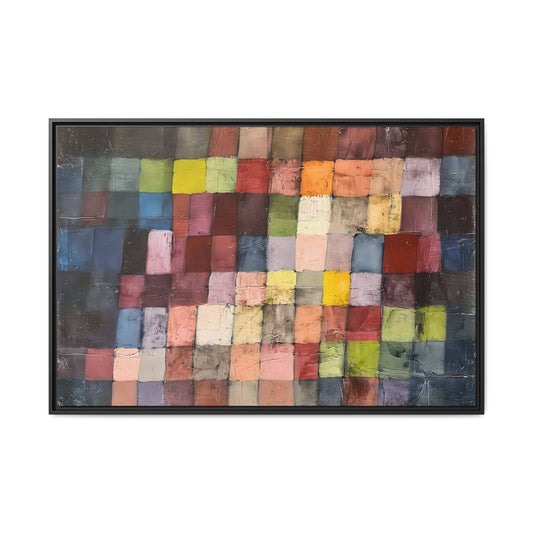 Ancient Sound (1925) by Paul Klee  / Toile encadrée sur caisse américaine