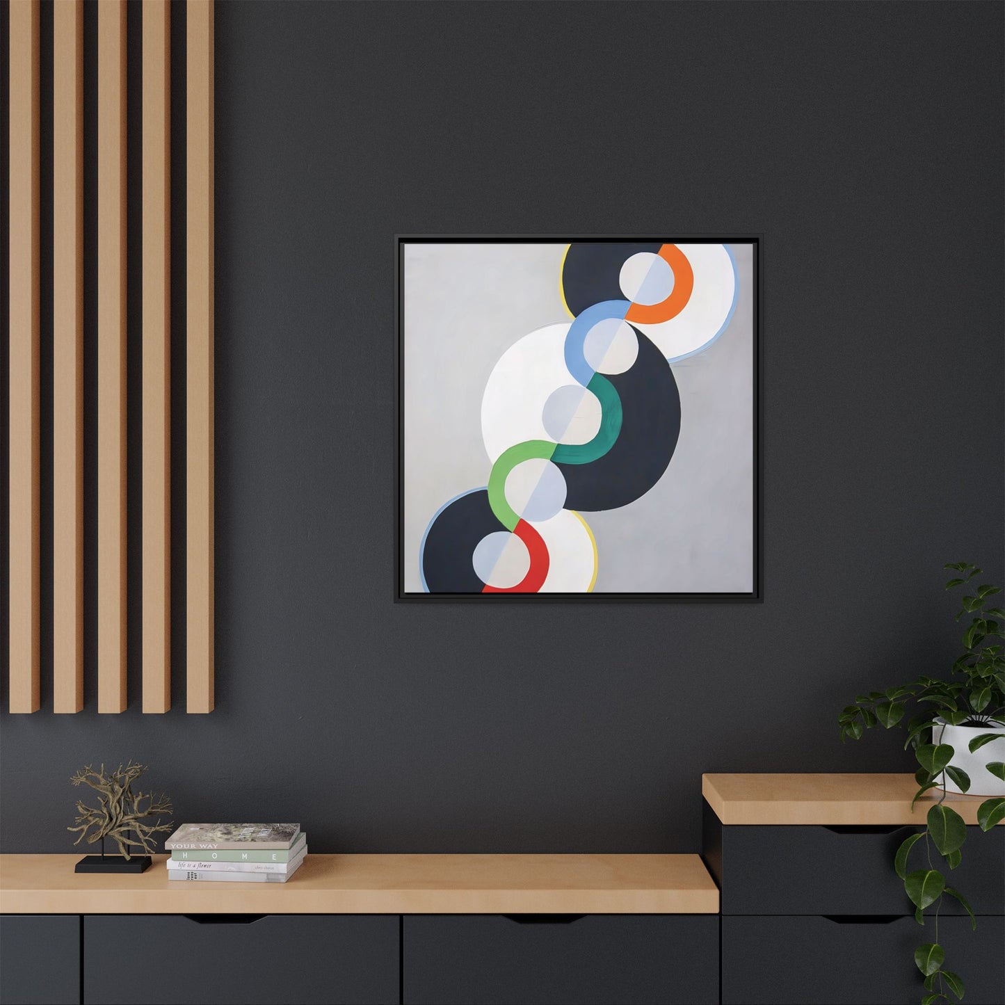 Endless Rhythm by Robert Delaunay  / Toile encadrée sur caisse américaine