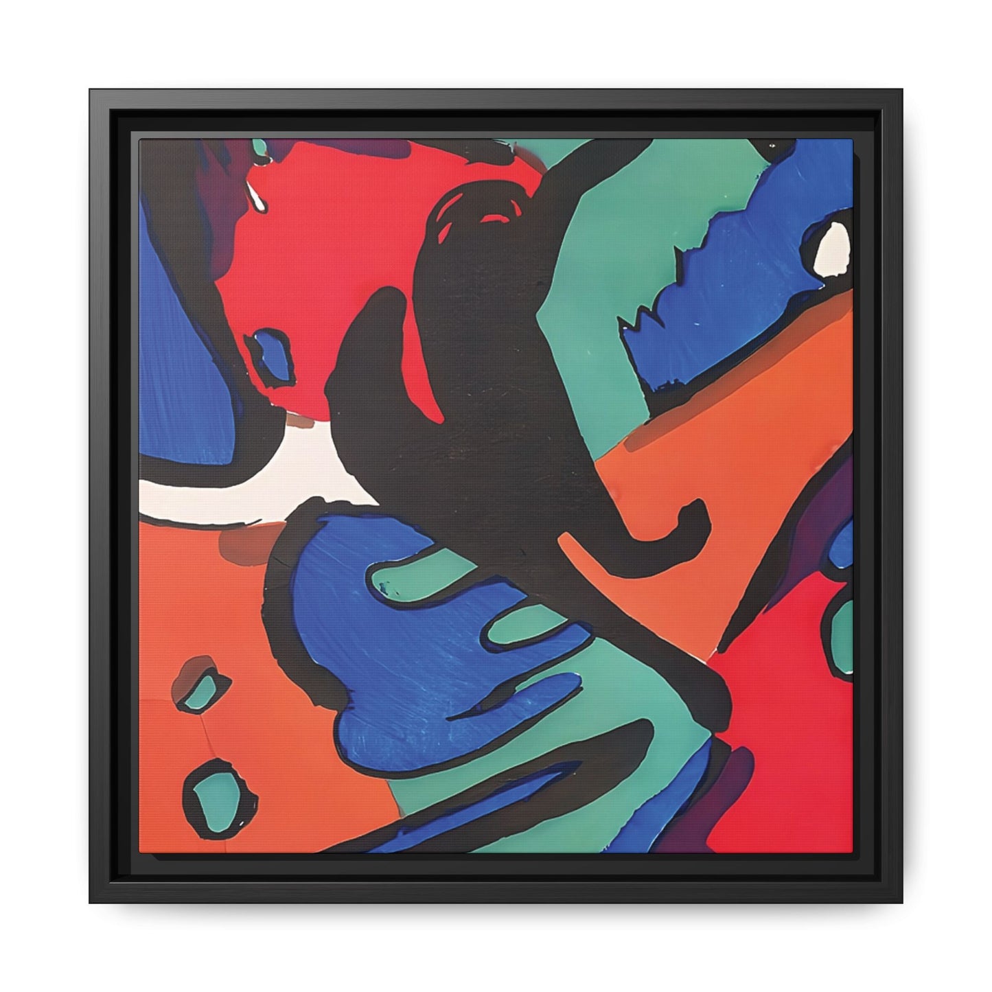 Wassily Kandinsky / Le Cavalier Bleu (1912) / Toile encadrée sur caisse américaine