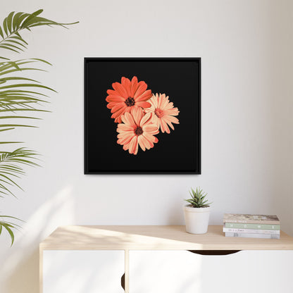 Collection Signature "FLORAL Numéro 6" sur Toile encadrée avec caisse américaine