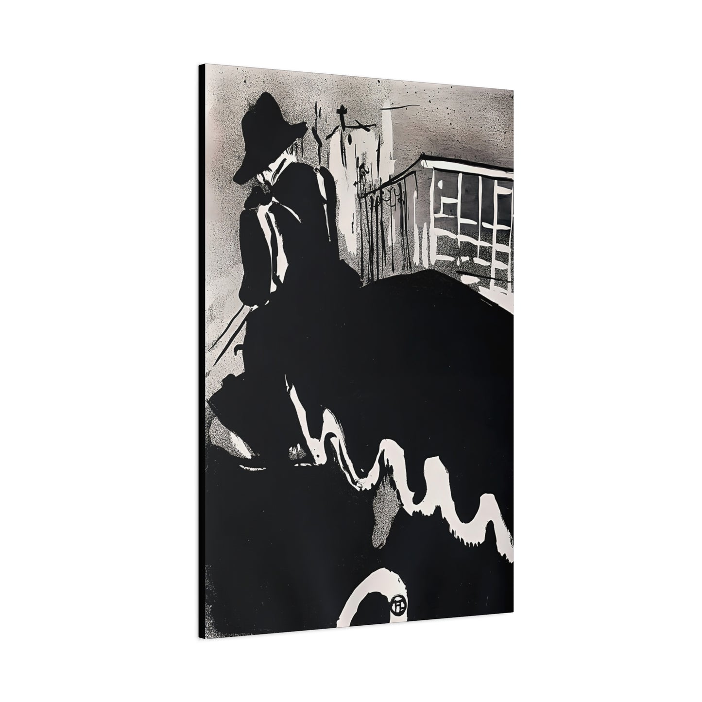 Ultime Ballade (1893) by Henri de Toulouse-Lautrec / Reproduction Fine Art sur Toile / Flanc Large Epaisseur 3.2 cm - 1.25 inch